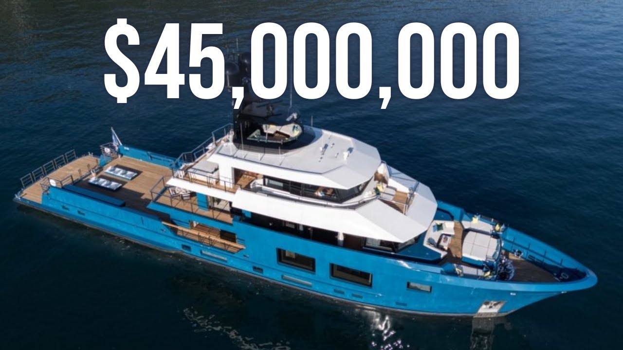 În interiorul unui iaht Explorer de 45.000.000 USD | Dunya Yachts 47m Superyacht Tour