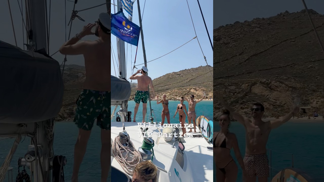 Petreceri cu barca VIP miliardar - Evenimente exclusive Mykonos & Miami 2025
