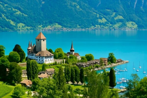 St.Gilgen Austria 😍 Orașul în care s -a născut mama lui Mozart ❤️Lake Wolfgang Paradise Walk 4K