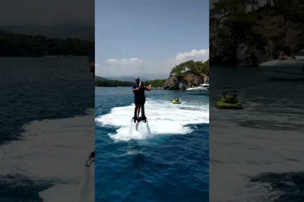Dansul flyboard între iahturi | Sporturi nautice Antalya / Turcia