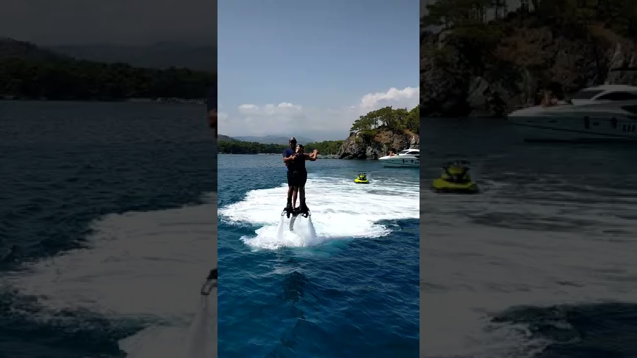 Dansul flyboard între iahturi | Sporturi nautice Antalya / Turcia