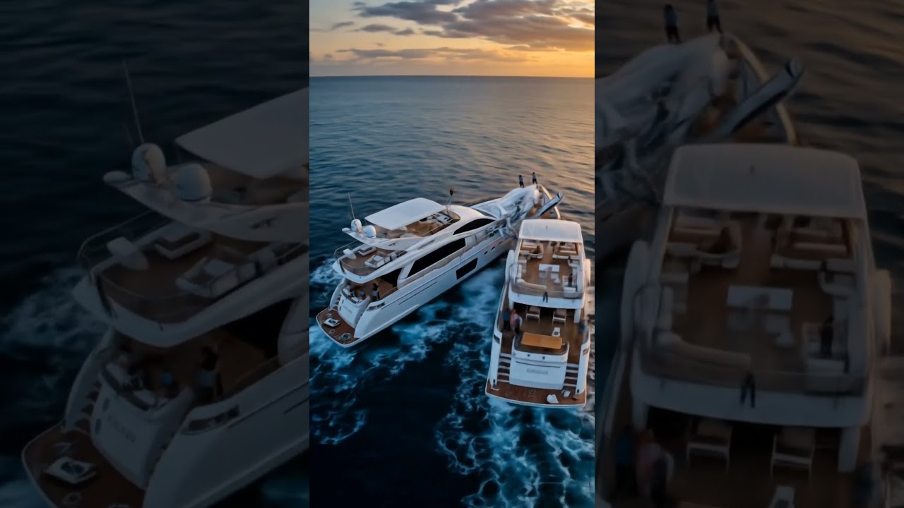 Două iahturi de lux s -au ciocnit după o furtună - nimeni nu știe cum s -a întâmplat