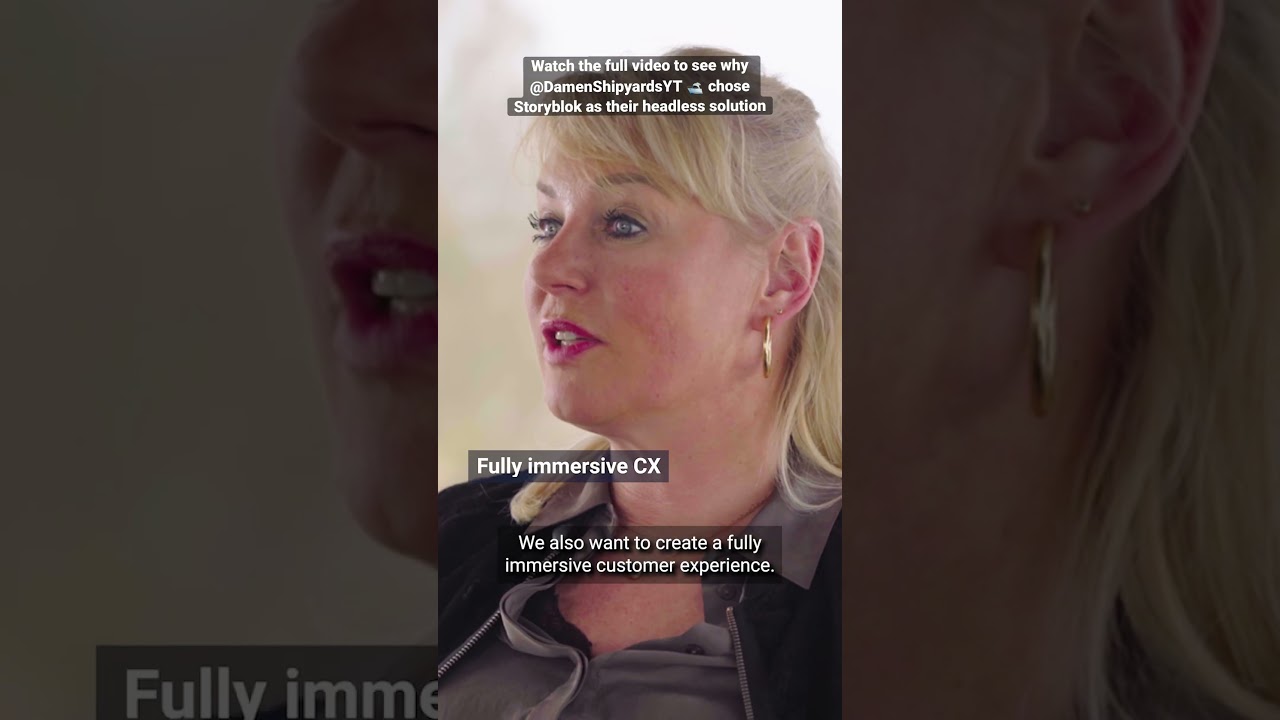 Șantierele navale Damen: Urmăriți cum iCality a construit o experiență digitală lină cu Storyblok
