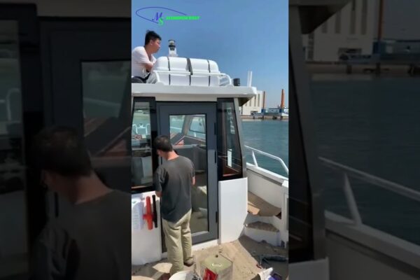 Barcă de pescuit pe mare din aluminiu pre-livrare | 2021 barcă din aluminiu de vânzare