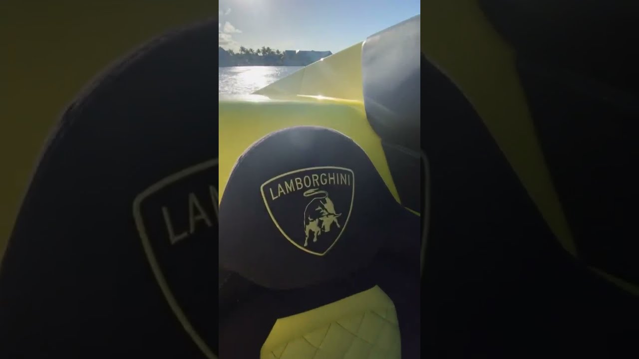 1 din 1 Lamborghini Speed ​​Boat #Shorts