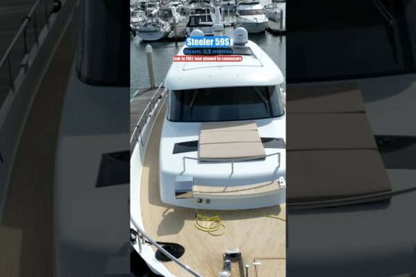 Filme de drone ale Yacht -ului Steeler 59s Steel Liveaboard Explorer! #BOATS #BOAT
