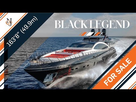 M/Y Legenda Neagră de vânzare | 164 '(49,9 m) Mangusta 165e Yacht