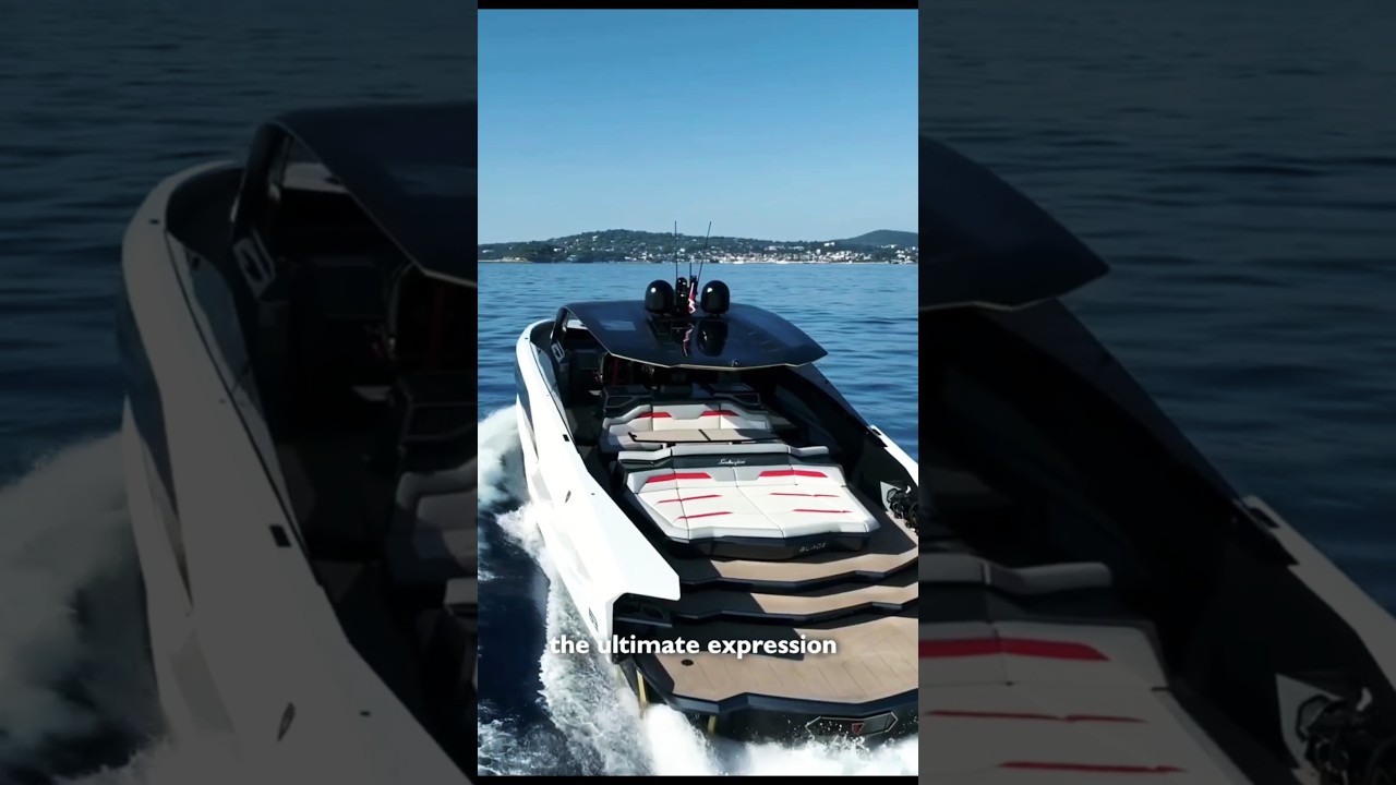 "Primul iaht 4M Lamborghini 63 - cel mai expansiv iaht!" #Shorts #Viral #lamborghini #yacht #fyp