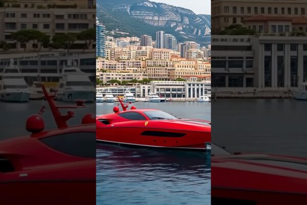 Iachtul inspirat de Ferrari din China este uimitor 🔥🔥 #china #yacht
