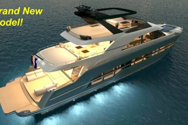 Turul superyacht de 7,7 milioane de euro: St Barths 85 Fly