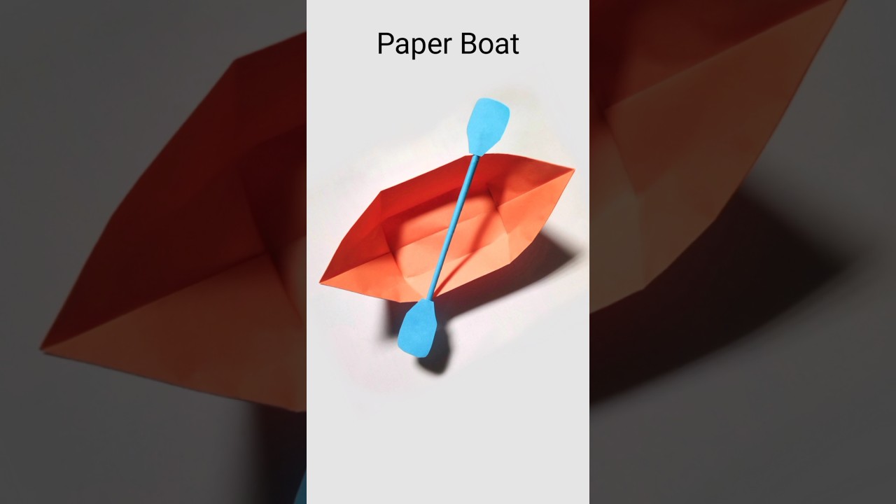 Barcă de hârtie origami | Fabricarea bărcii de hârtie | Barcă origami | făcând meșteșuguri