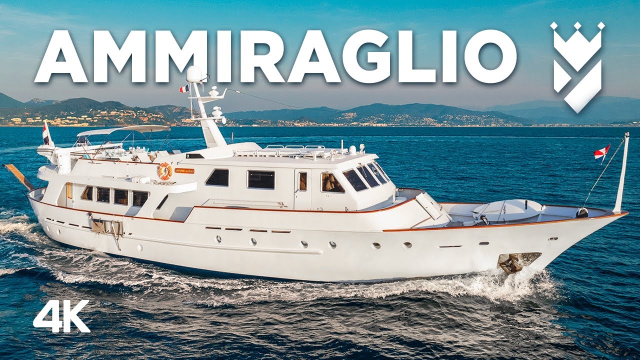 Yacht superb în stil clasic de vânzare „Ammiraglio”