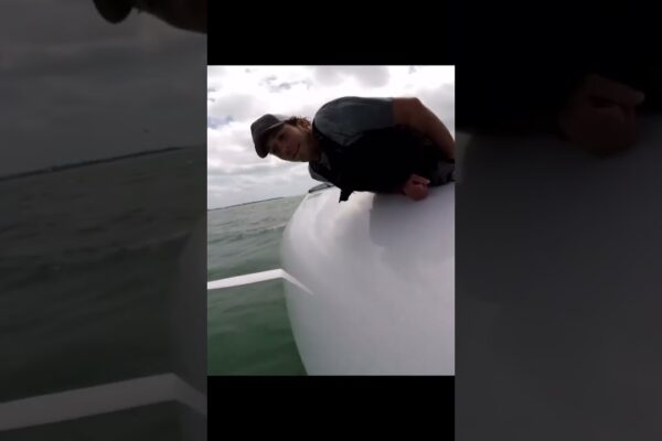 Video cu barca viral - marinarii se confruntă cu vântul
