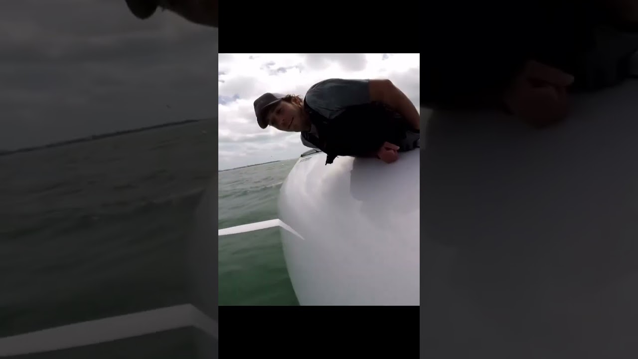 Video cu barca viral - marinarii se confruntă cu vântul