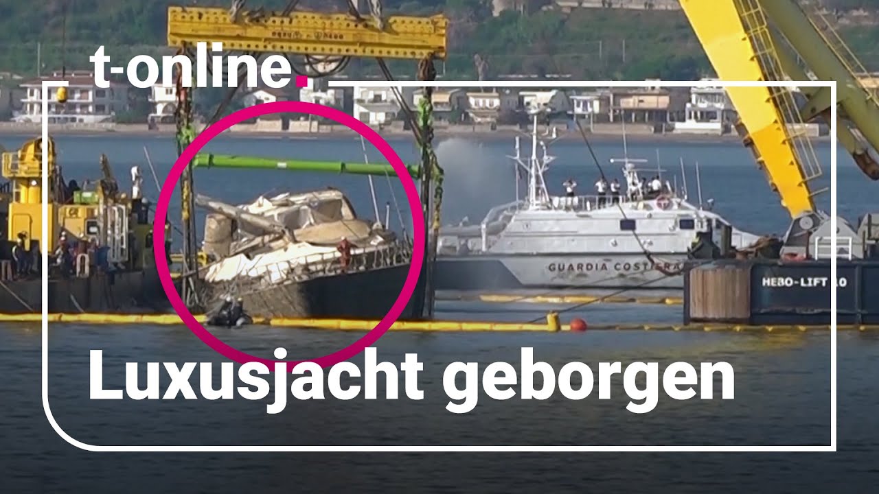 Yacht de lux „Bayesian” de miliardarul Mike Lynch recuperat