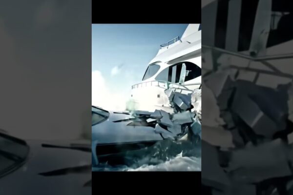 💥 Speedboat Slams Yacht ancorat - Ascultați acea spargere a sticlei!