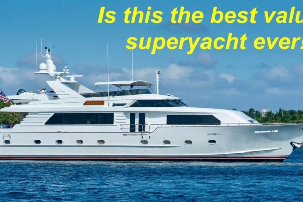 1,2 milioane de dolari Tur Superyacht: 1996 Broward 96 Pilothuse ridicat