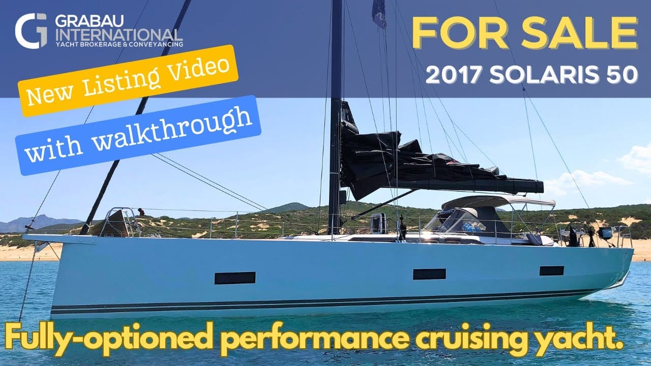 2017 Solaris 50 'Aloha' | Yacht de navigare de vânzare cu Grabau International
