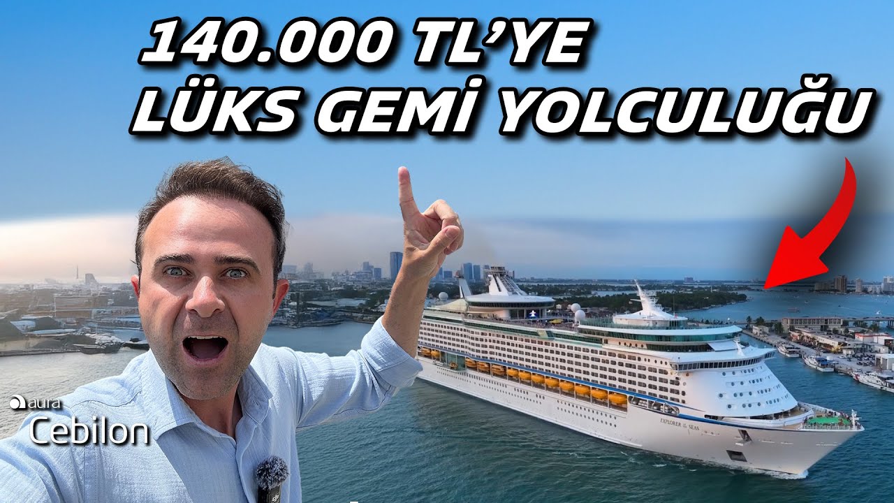 Turul Mediteranean începe cu o navă de lux de 15 stocuri cu 140.000 TL !!!