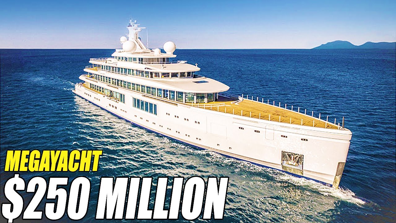 În interiorul iahtului de luminozitate de 250 de milioane de dolari