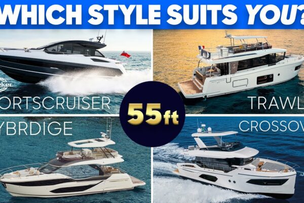 Patru iahturi, un singur verdict: Flybridge, Sportscruiser, Trawler sau Crossover?
