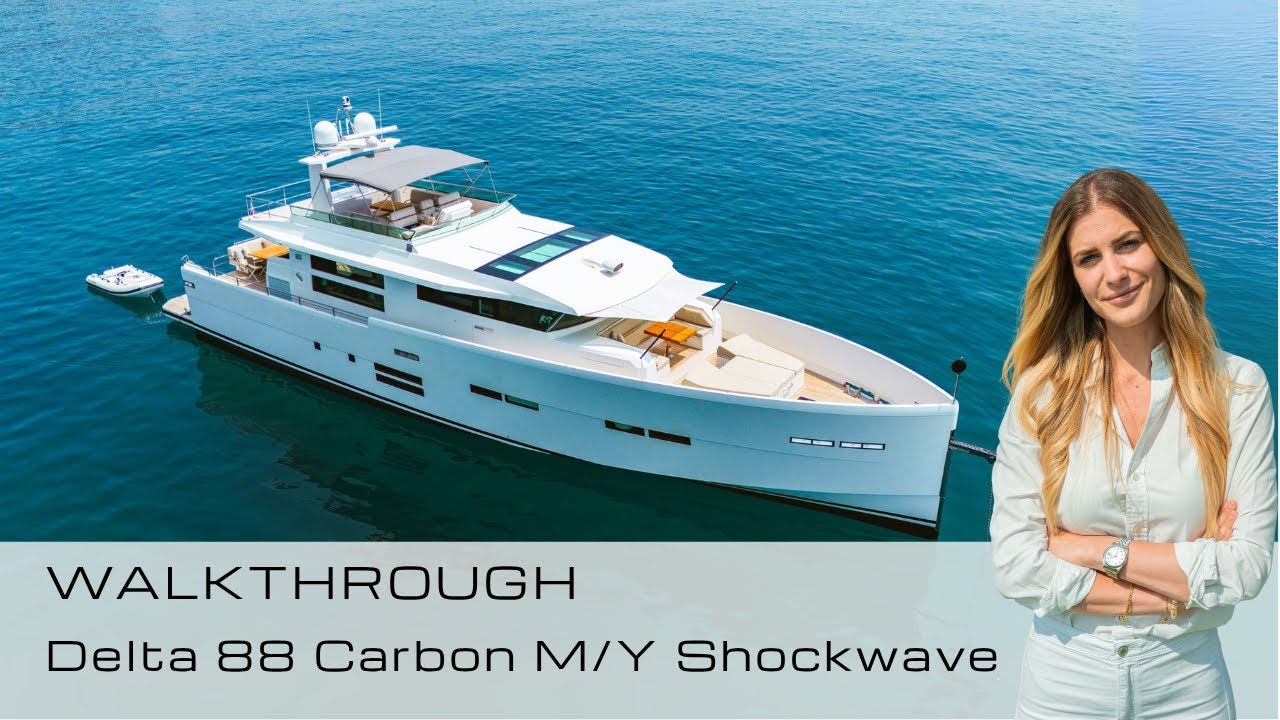 La bordul Delta 88 Carbon M/Y Shockwave - Walkthrough