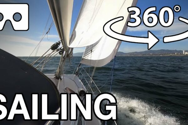 360VR navigare crudă - mult vânt - navigare reală - ASMR
