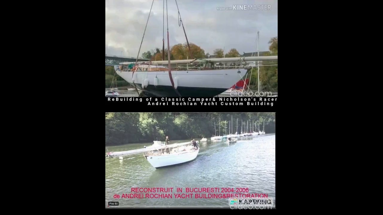 Prima restaurare completă a unei bărci cu pânze de patrimoniu european realizat în România!