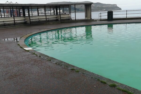 piscină de paddling Llandudno sept. 2021