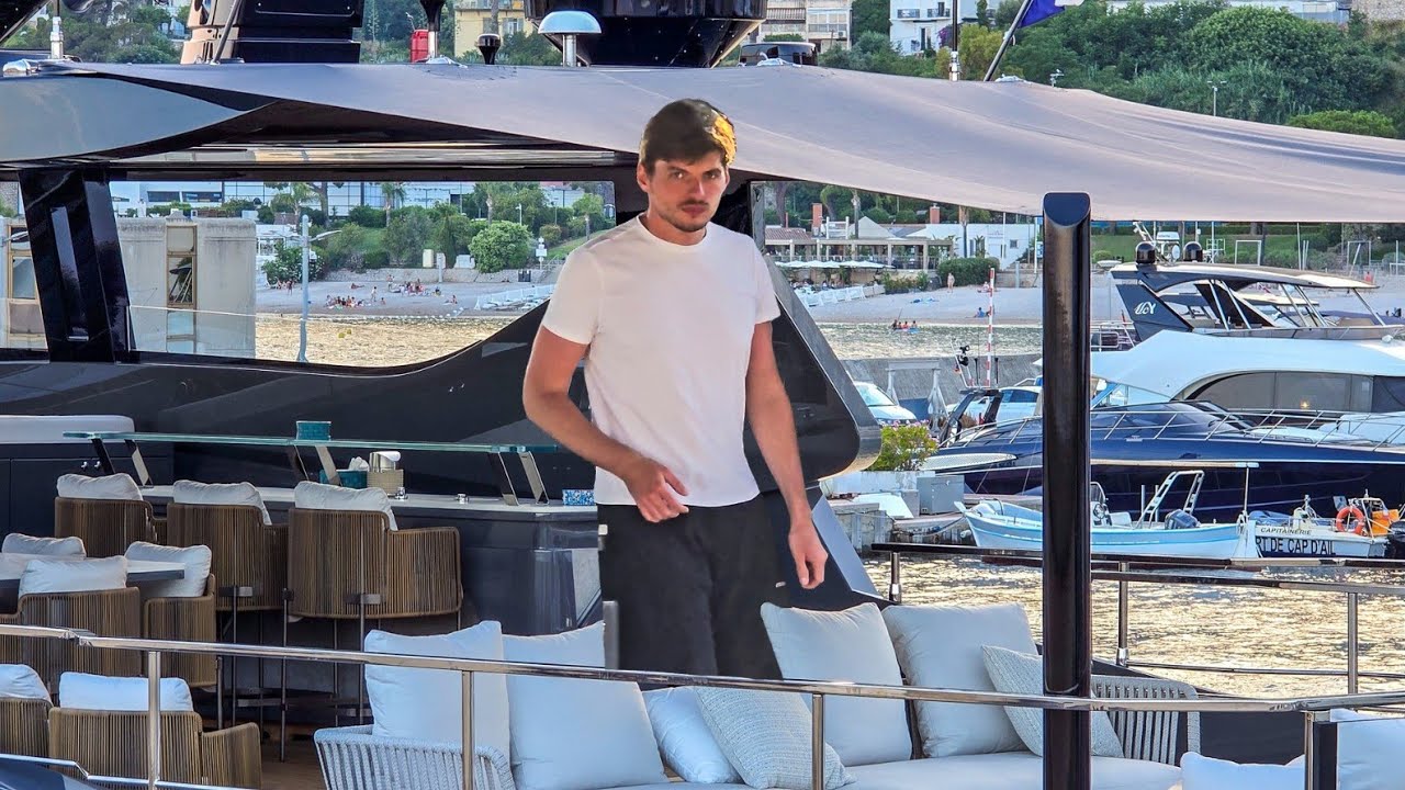 Max Verstappen, bucurându -se de noul său iaht de 15 milioane de euro, dezlănțuie leul cu familia sa astăzi la Monaco !!