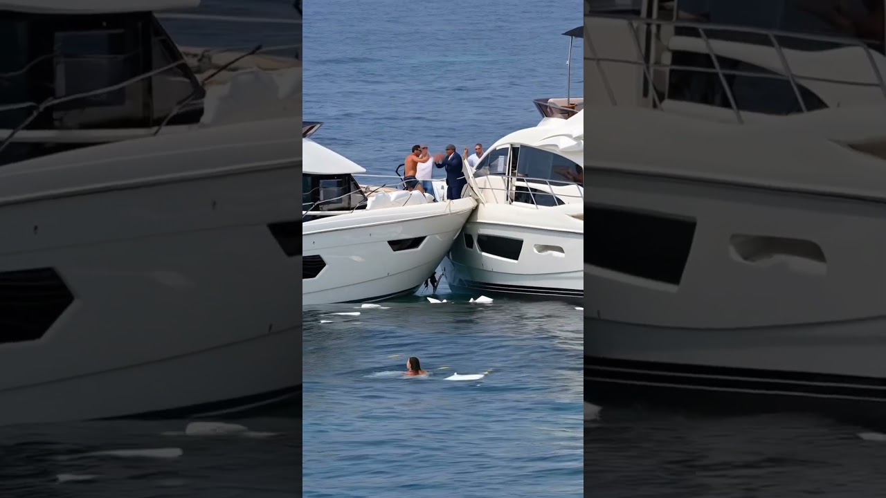 Două iahturi s -au ciocnit în marea deschisă, iar echipajele au început imediat să se certe