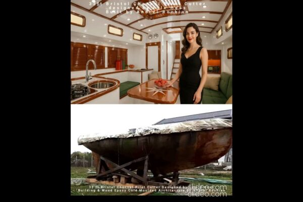 32ft Bristol Channel Pilot Cutter Proiectat de Lyle Hess construit de Andrei Rochian