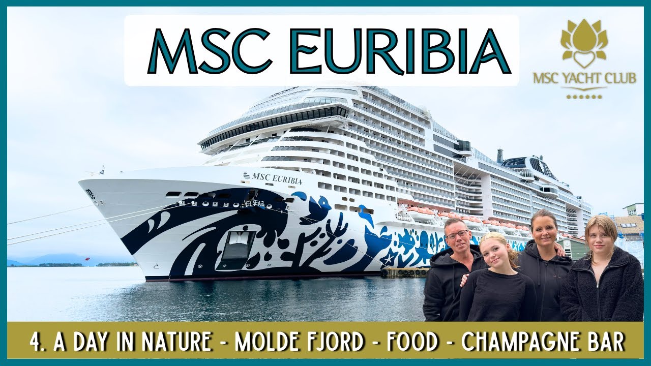 MSC Euribia Yacht Club - Explorarea Moldeului | Champagne Bar | Fiordurile norvegiene EP4
