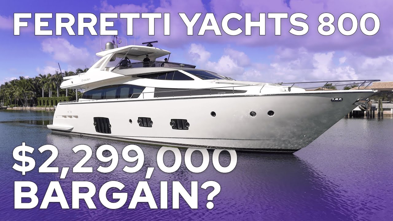 80ft Yacht Tour & ascuns Gem - Ferretti 800? | Spotlight Yachtway