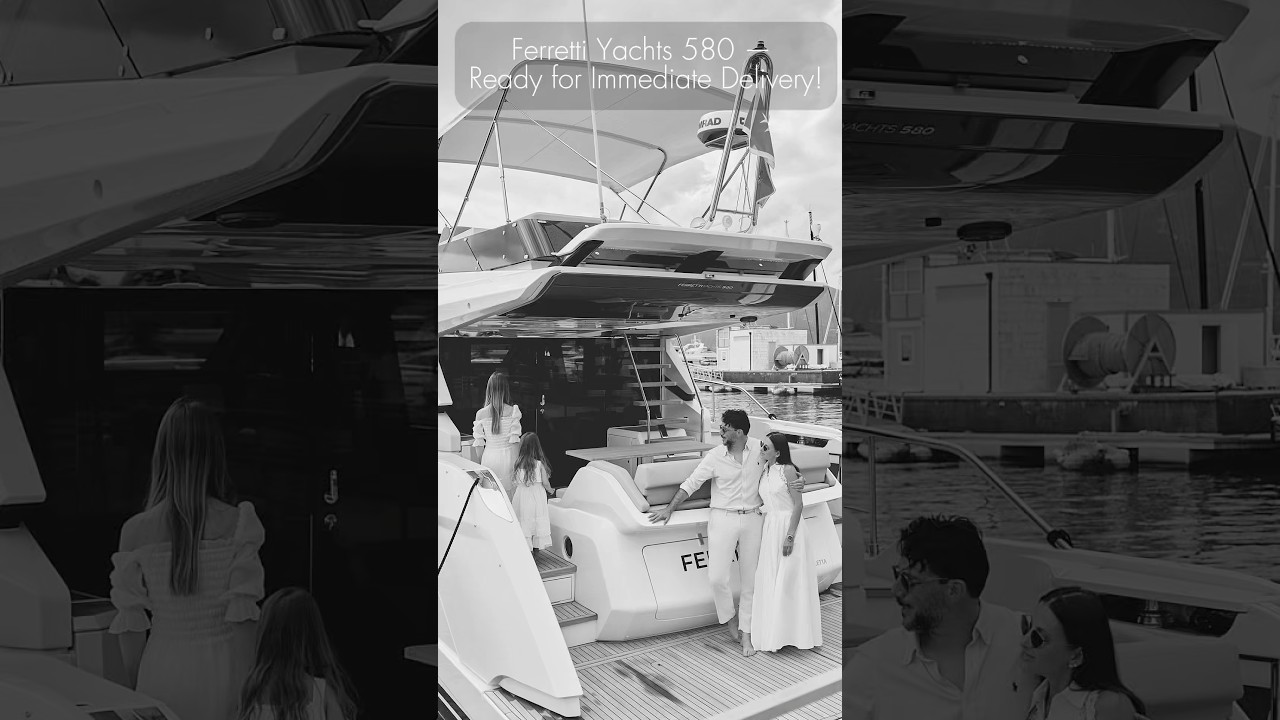 Ferretti Yachts 580 - Gata pentru livrare imediată! #luxuryyachtlife #Dubaiyacht #yachtBroker