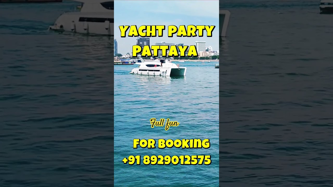 Yacht Party Pattaya #yachting #yacht #yachtlife #yachts #Thailand #Pattaya #Thai #Music #Dance #YT
