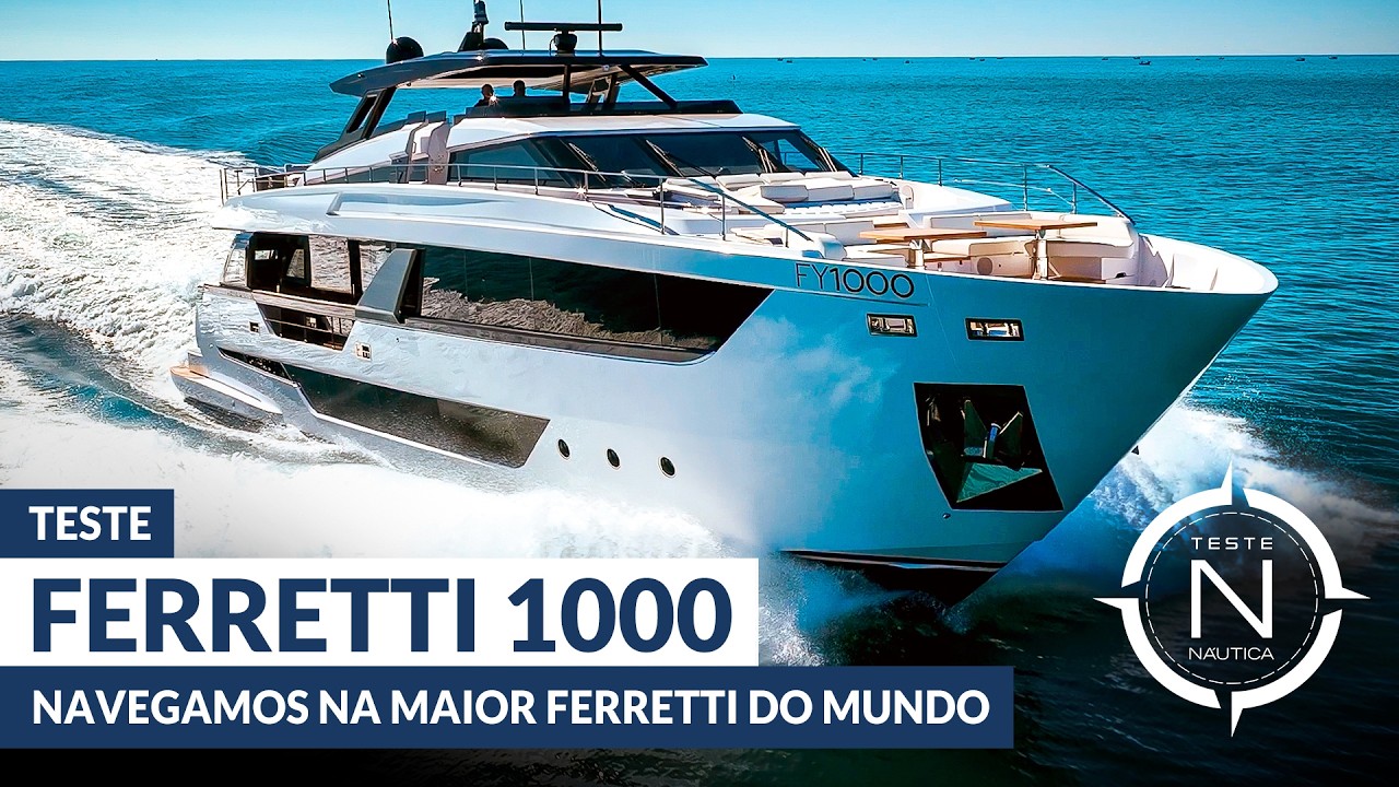 Ferretti Yachts 1000 Test: Am navigat în cel mai mare Ferretti din lume | Nautic
