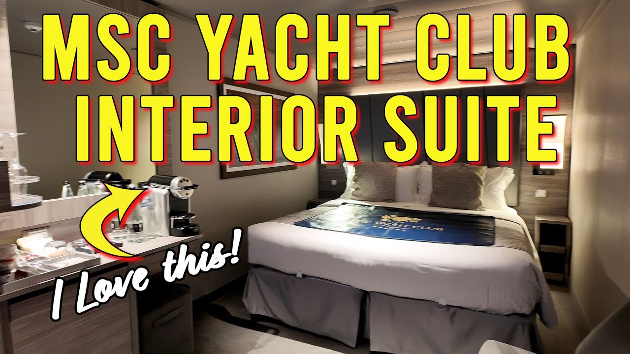 MSC Euribia Yacht Club Interior Suite 16008 - Tur complet!