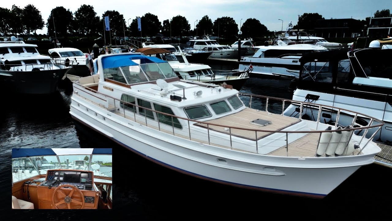 Yacht de crucier olandez de 395 € (construit ca un traul!) | Super Van Craft 15.90 Tur complet