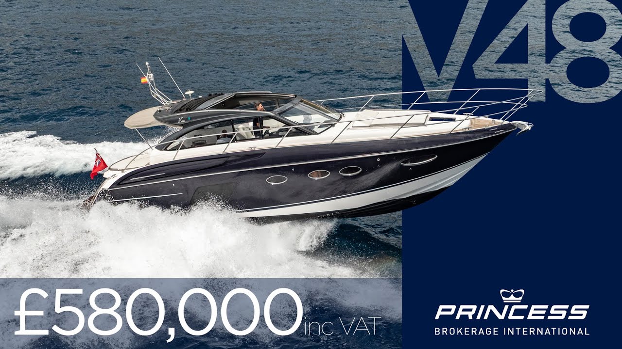 2017 (Model 2018) Prințesa V48 Deschis „Nightjar” | De vânzare acum în Ibiza, Spania
