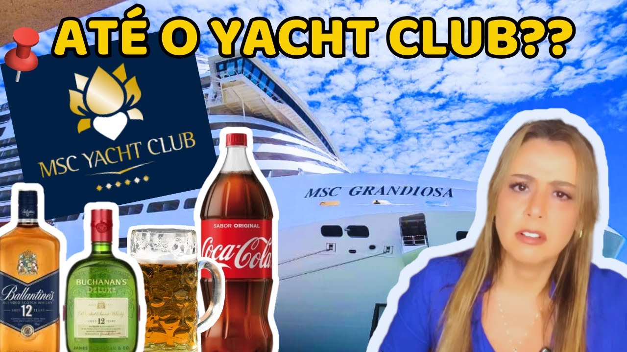 Schimbare în pachetul de băuturi Club Yacht MSC Cruzeiros