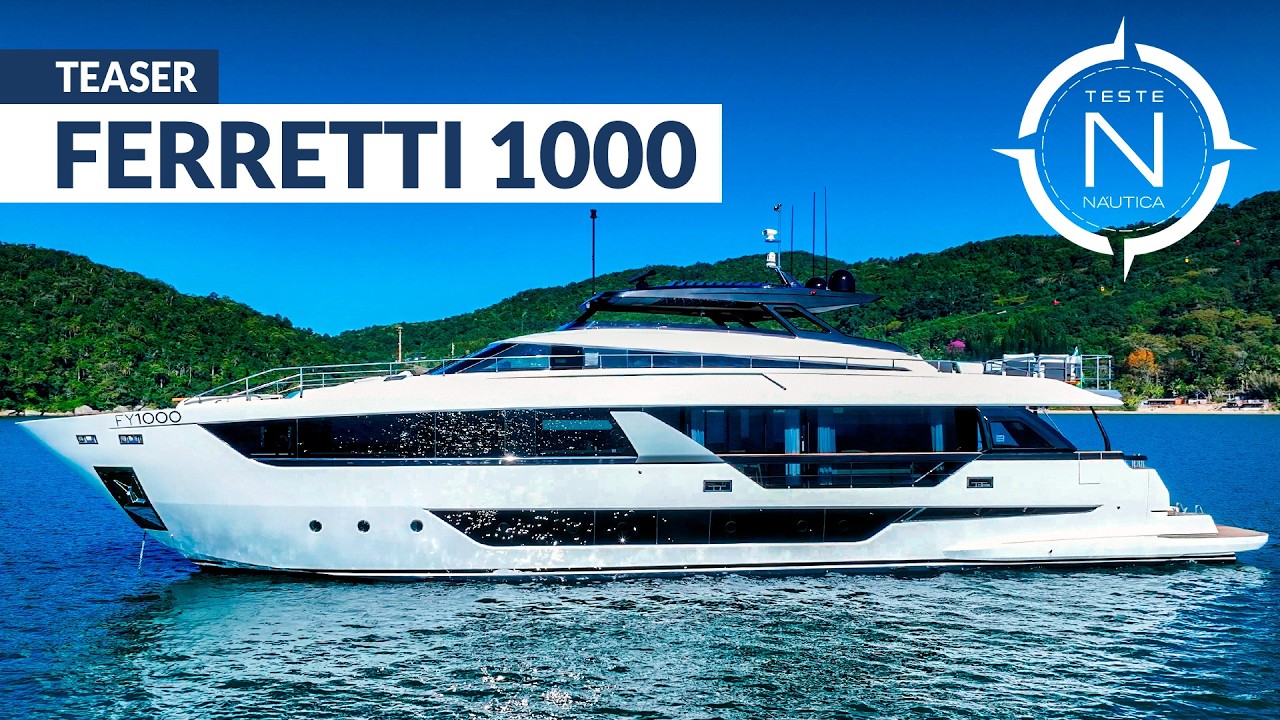 Teaser Ferretti Yachts 1000 | Test nautic