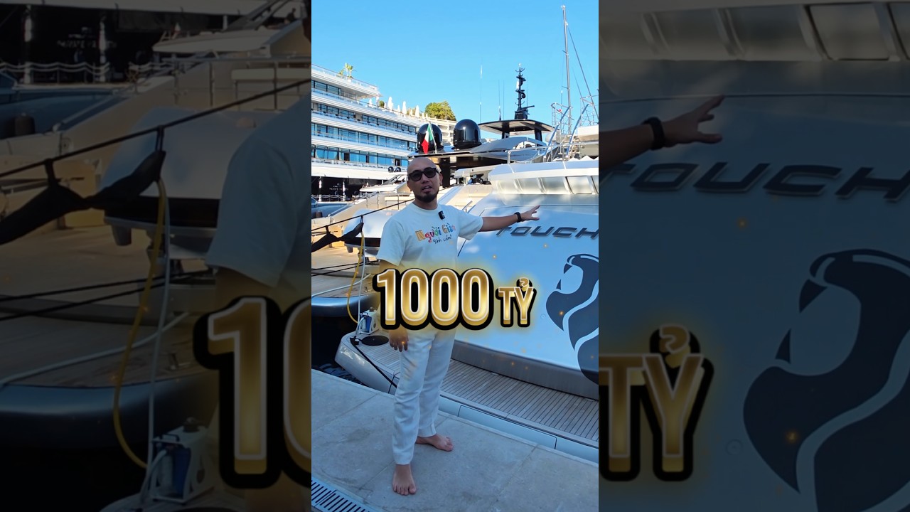 1.000 de miliarde pentru vila plutitoare #nhato #duthuyen #yacht #pershing