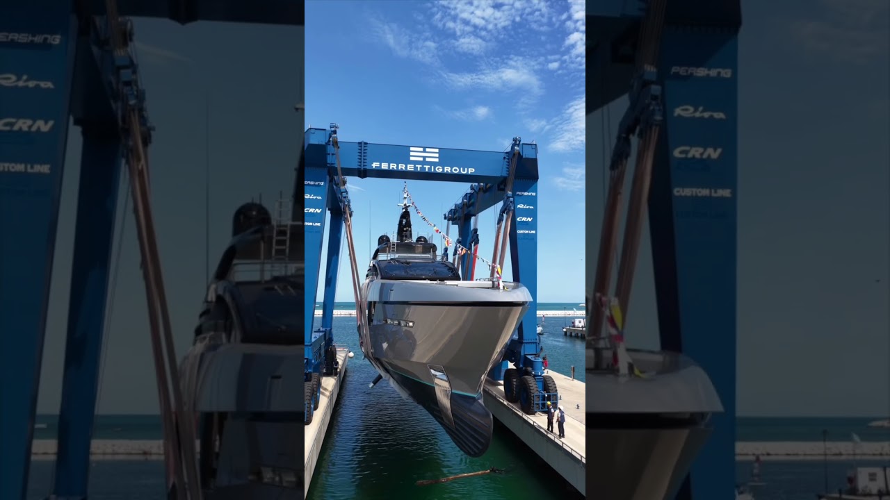 Riva 54metri Splash: La 7 august 2025, cea mai mare Riva construită vreodată și -a făcut marele debut