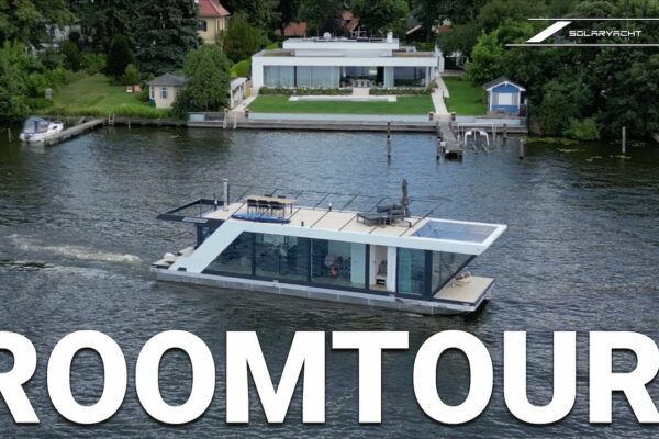 Tur de iaht solar de lux! Iahturi de viață pentru viață de lux pe apă