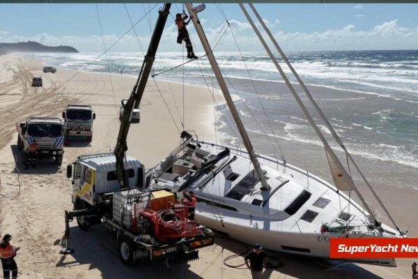 Terenuri de iahturi în vânturi puternice din Australia | Clipuri sy