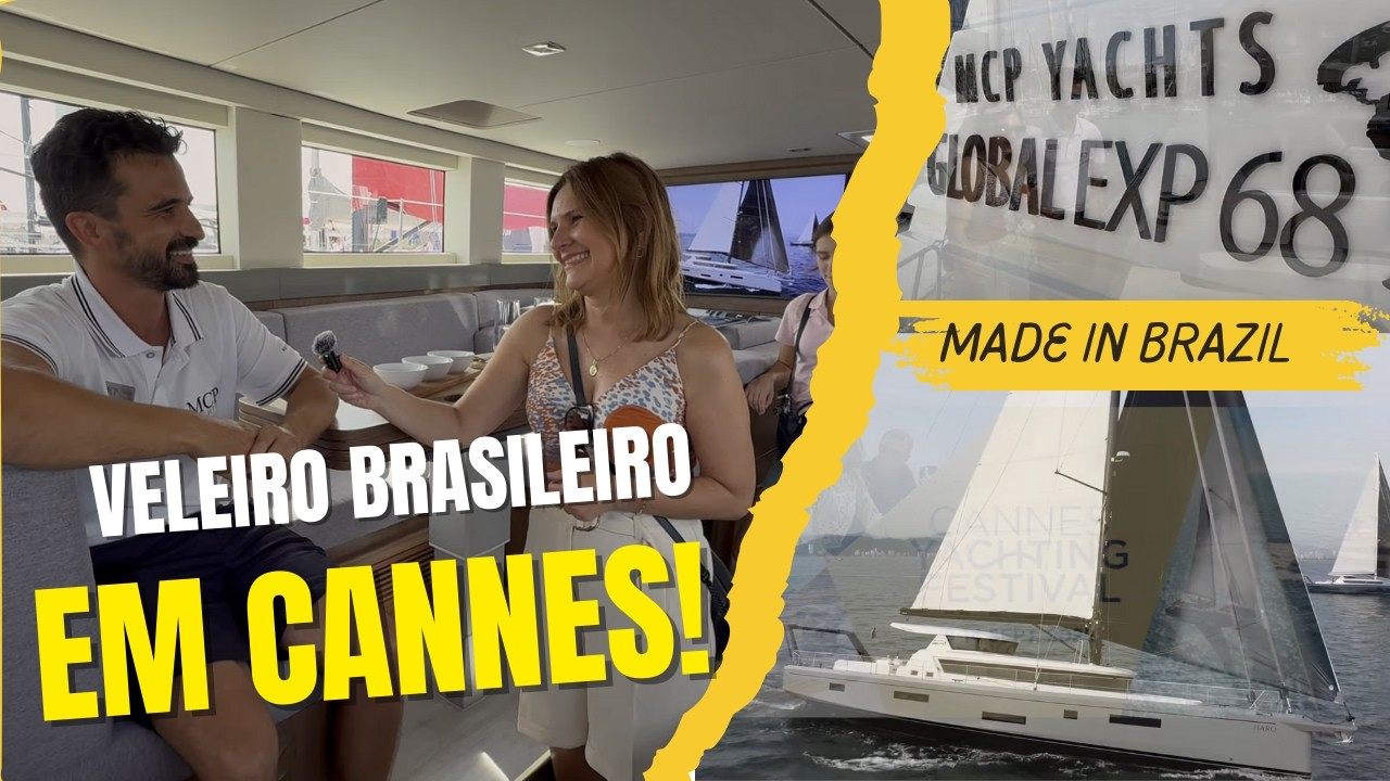 Mega Surpriză - O barcă cu pânze senzaționale braziliene la Cannes