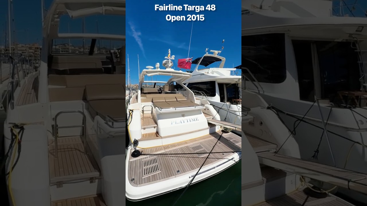 Fairline Targa 48 Open - 2015! #Boating #yachtLife #Review #walkthrough #yachting #luxury
