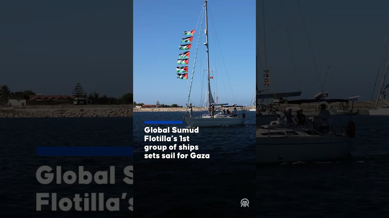 Primul grup de nave Global Sumud Flotilla se află în Gaza
