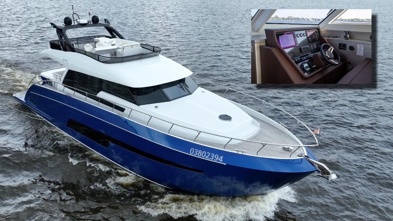 2,45 milioane € Phantom 70 | 2021 Yacht cu motor din aluminiu de vânzare